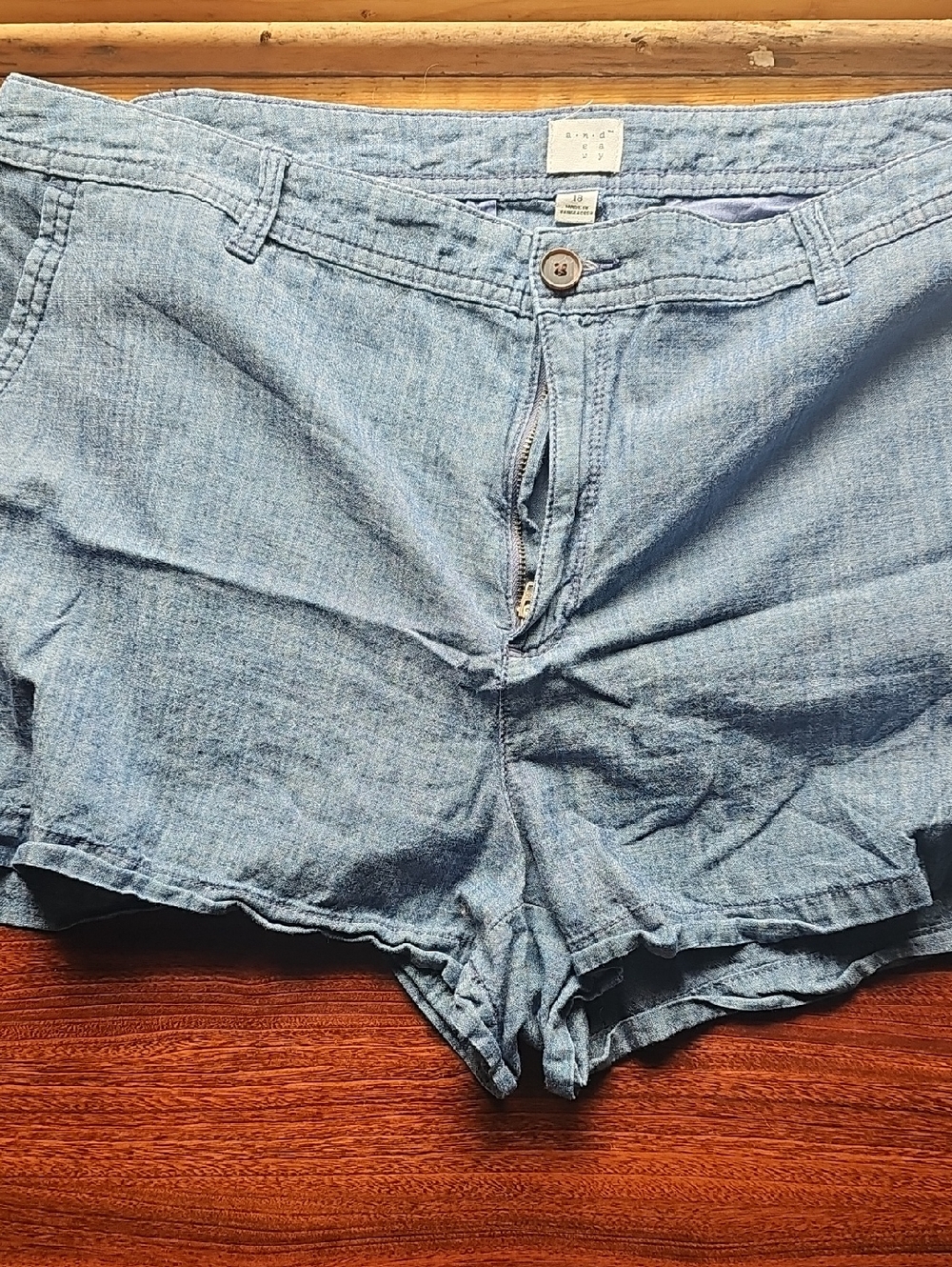 a new day Light Blue Denim Casual Jean Shorts